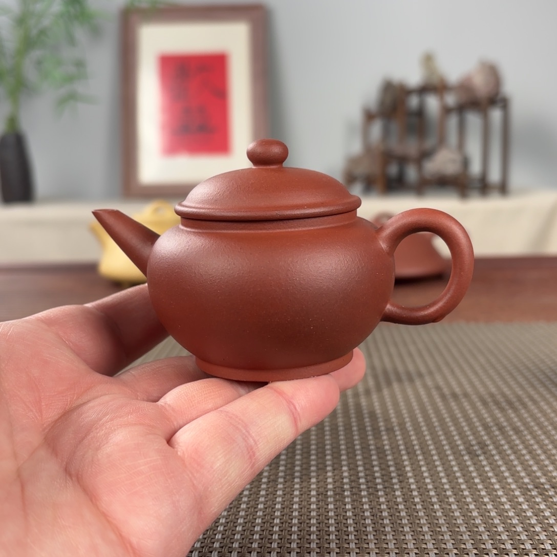 紫砂茶壶微瑕黄龙山原矿紫砂壶