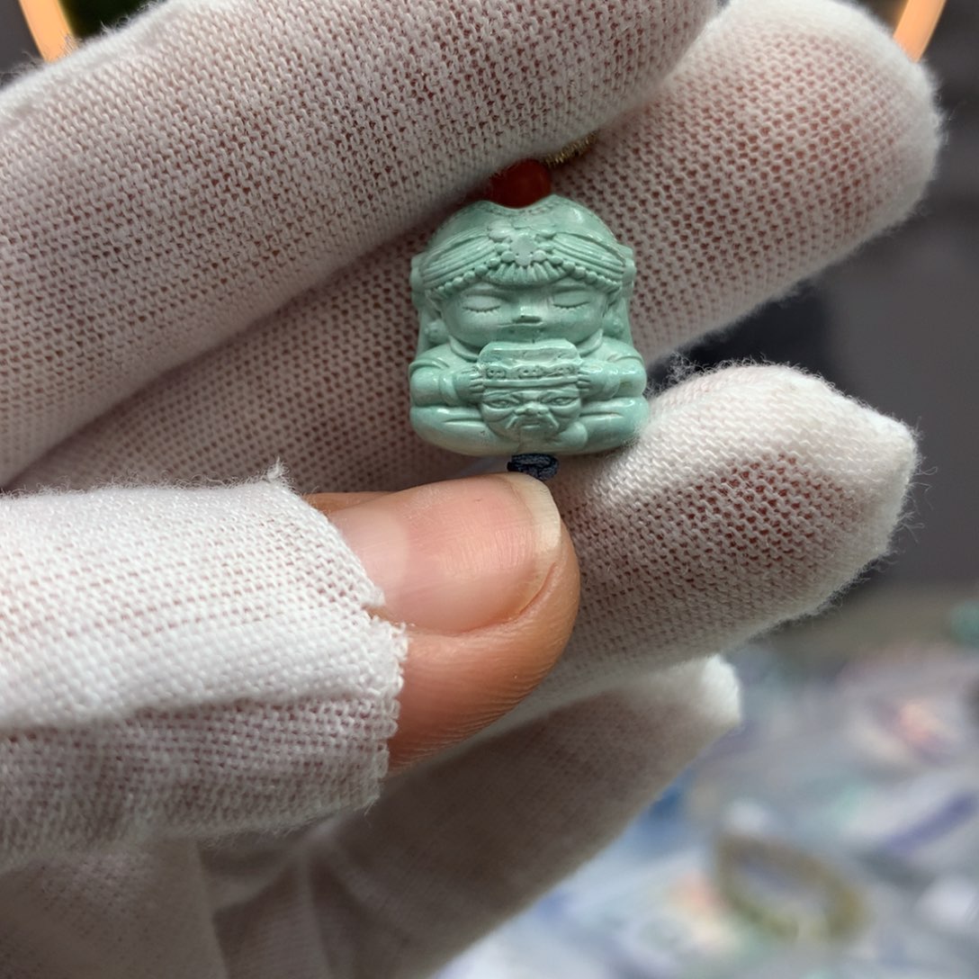 绿松石挂件未镶嵌