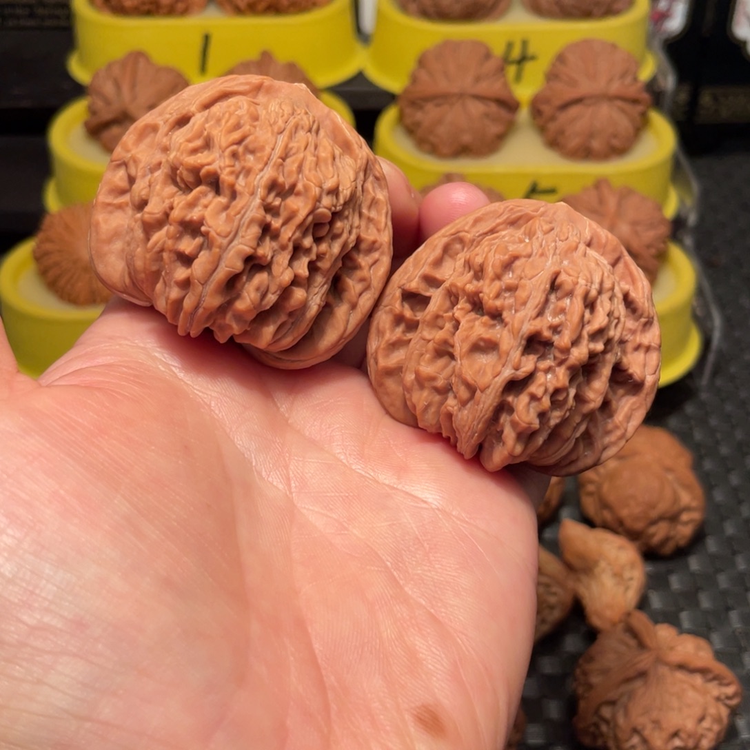 把件文玩核桃48尺四座楼核桃