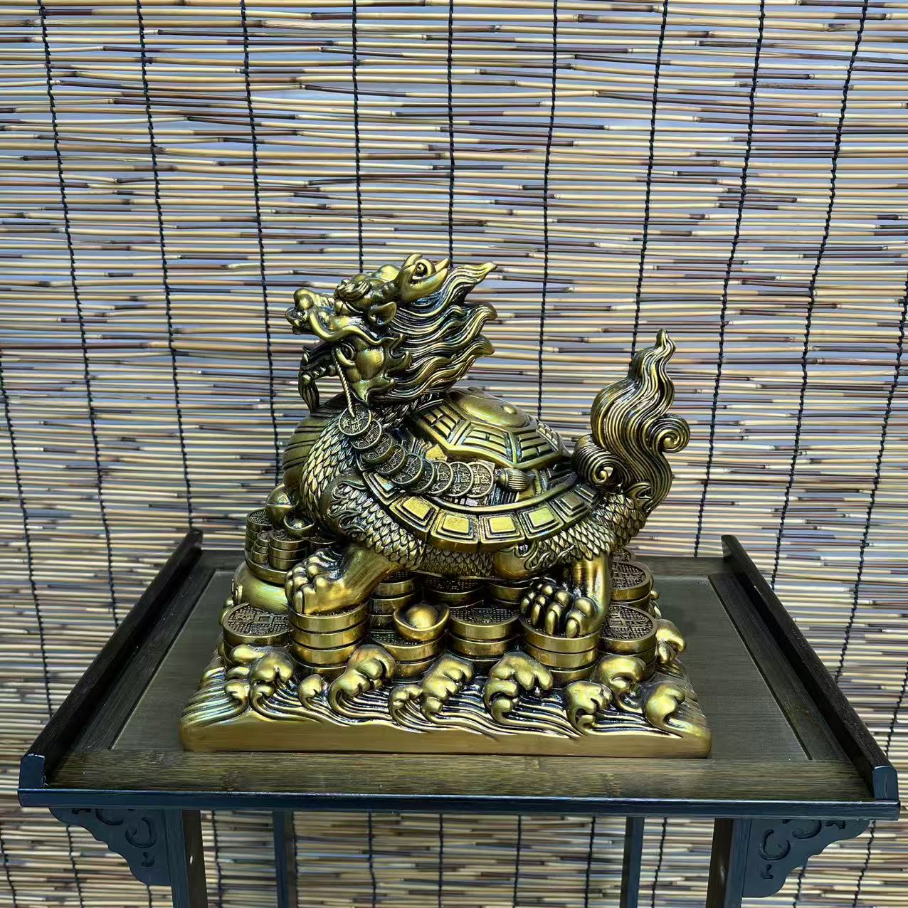 招财龙龟摆件名额 卡（非 现 货）到货为 卡 片