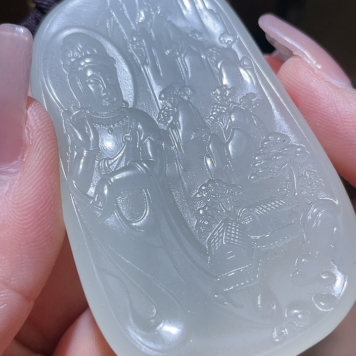 和田玉未镶嵌颈饰X7