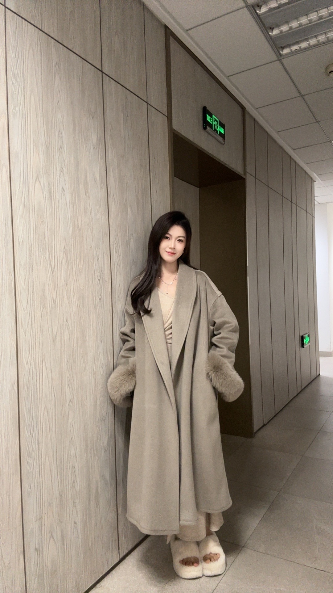 【娜娜】 · NaNa自带贵气感 可拆卸羊毛内胆毛袖双面呢羊毛大衣