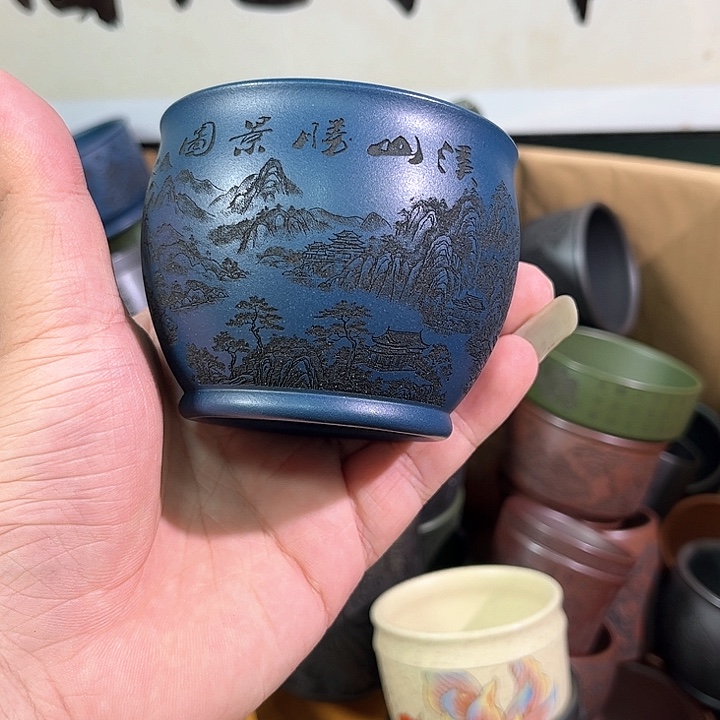 茶杯紫砂全手工紫砂主人杯