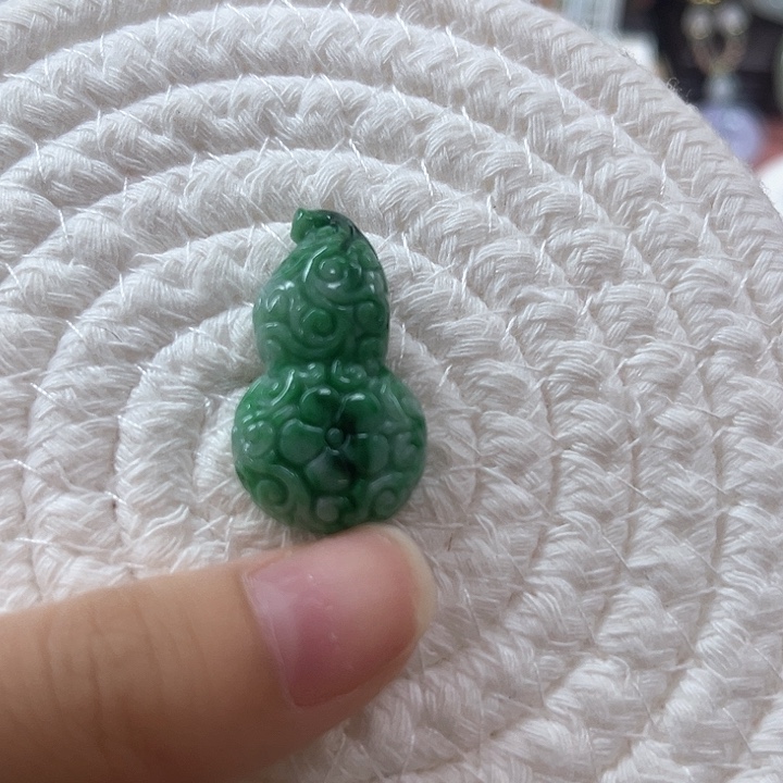 翡翠未镶嵌颈饰仿古葫芦