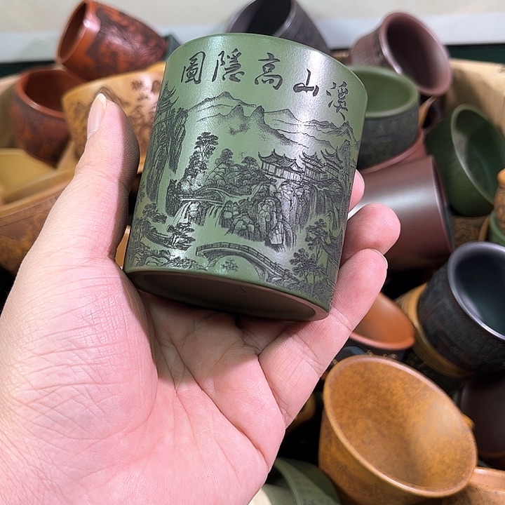 茶杯紫砂全手工紫砂主人杯