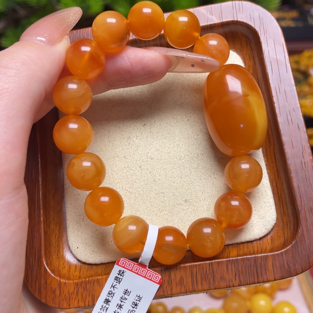 蜜蜡手链未镶嵌手串