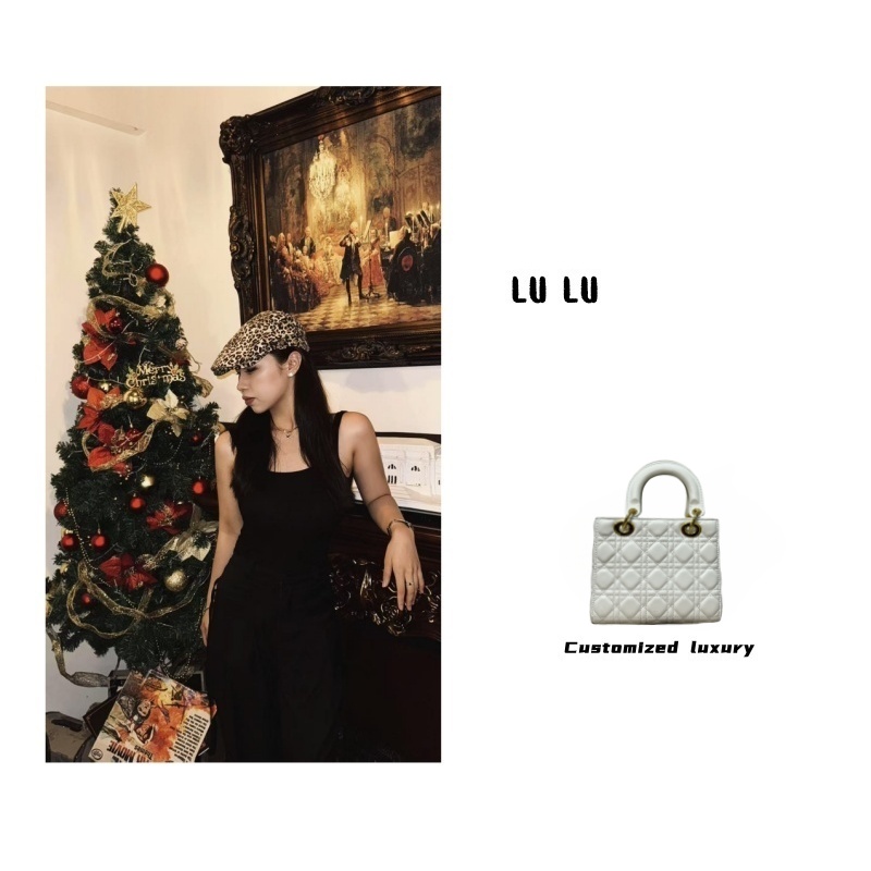 SOVOB手工时尚百搭女包四格 10954 DF 四格 白色