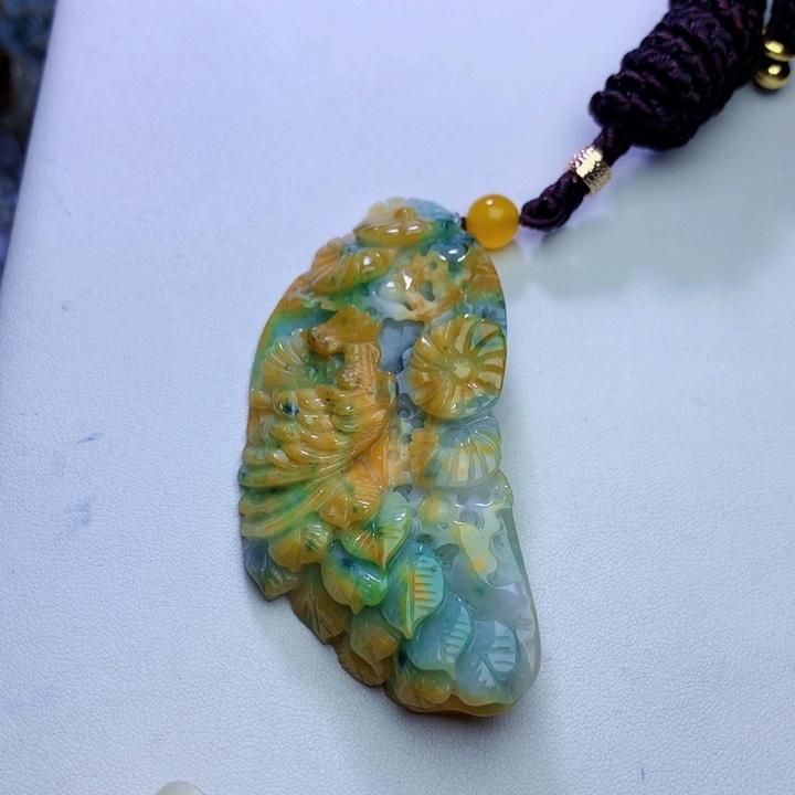 颈饰未镶嵌翡翠凤