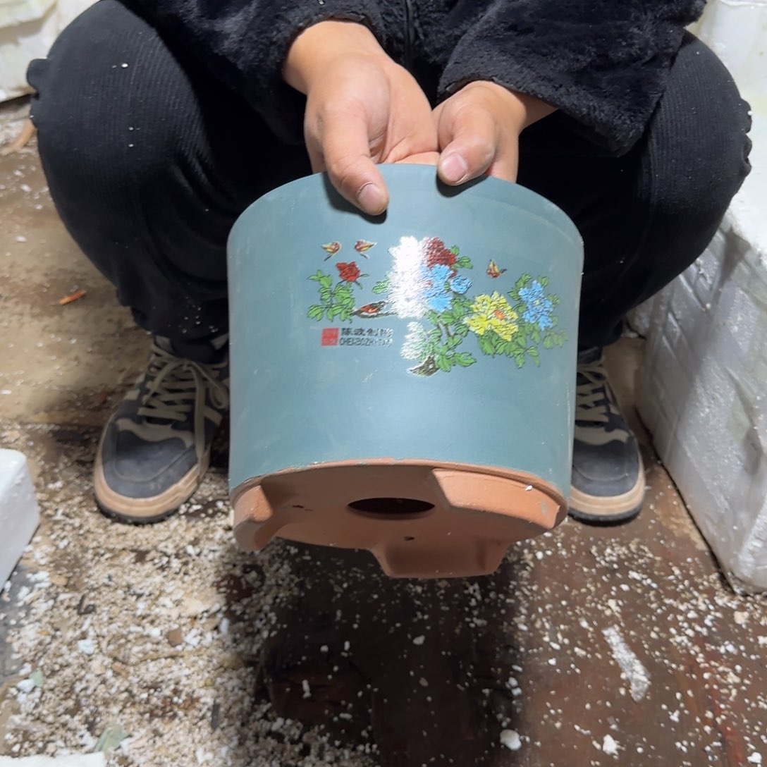 紫砂花盆口径20.17口径