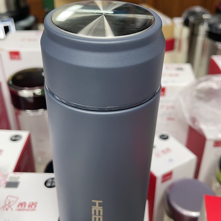 茶隔款玻璃希诺保温杯