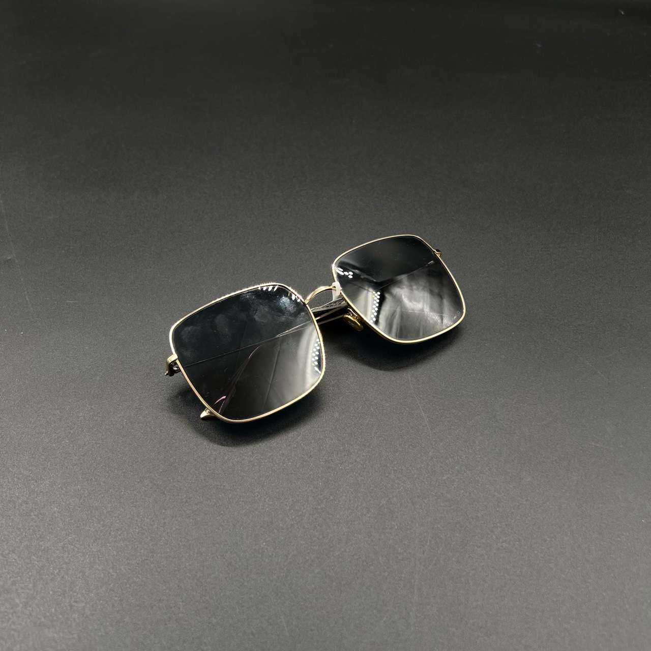 99新 DIOR/迪奥 bc622 金标方形墨镜 均码 05917