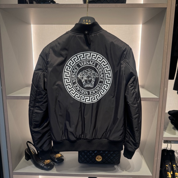 未使用 VERSACE/范思哲 未使用男士美杜莎印花休闲长袖夹克外套