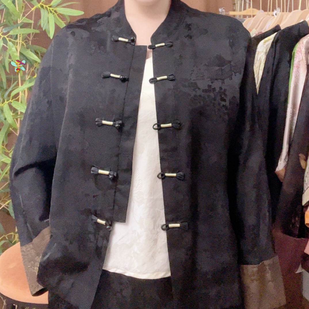 高定新中式秋季新款复古双面外套（亭台楼阁）