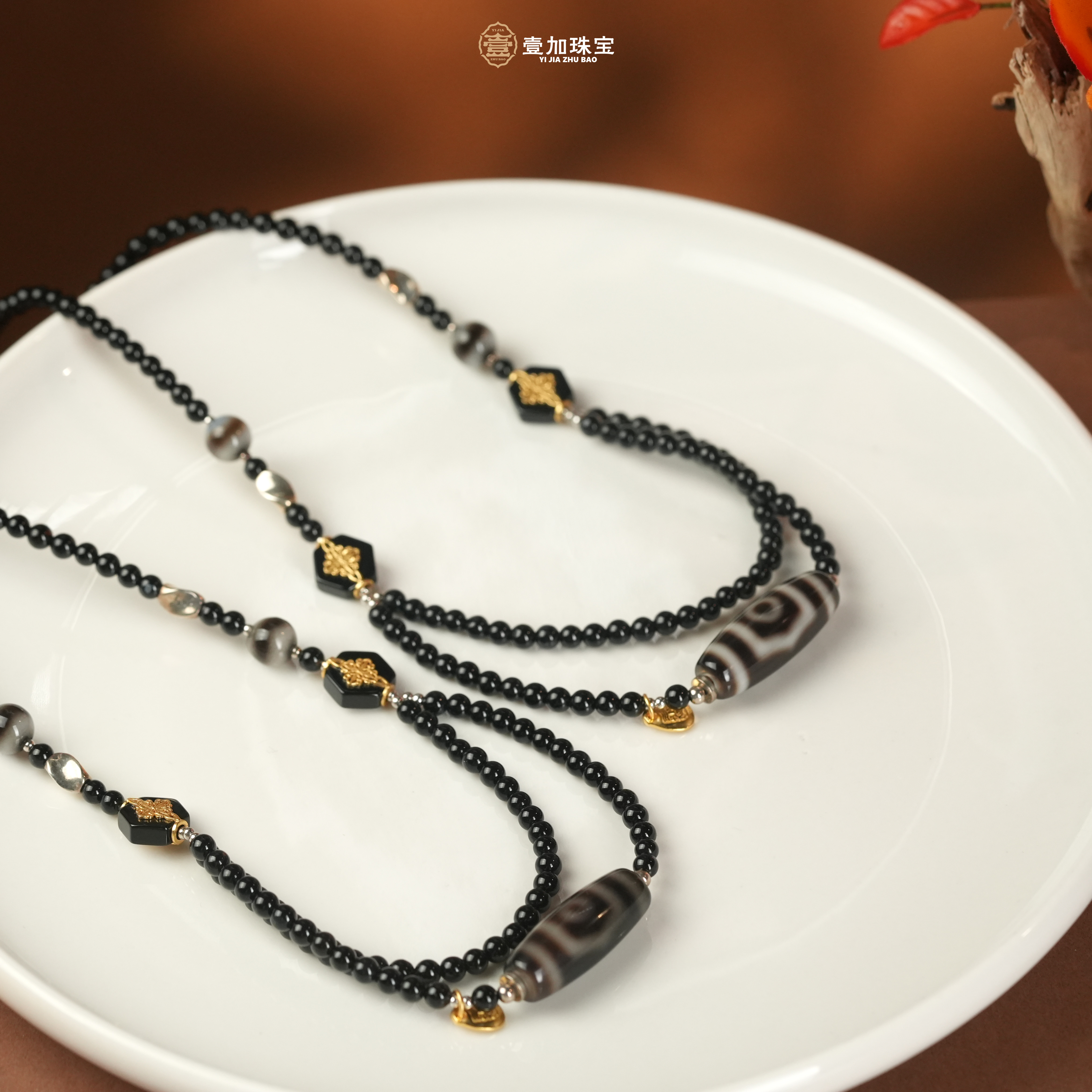 壹加｜手工设计大p三y玛瑙项链多样性发一6825d