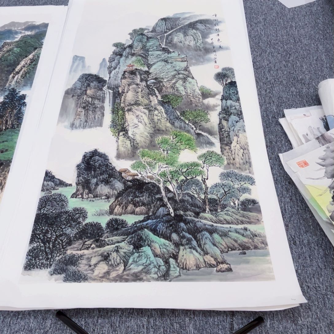 国画大**龙四尺绘画作品