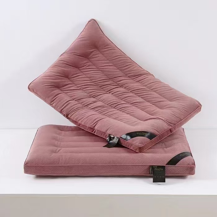 低枕款长方形单人护颈保健枕防螨颈椎枕低枕