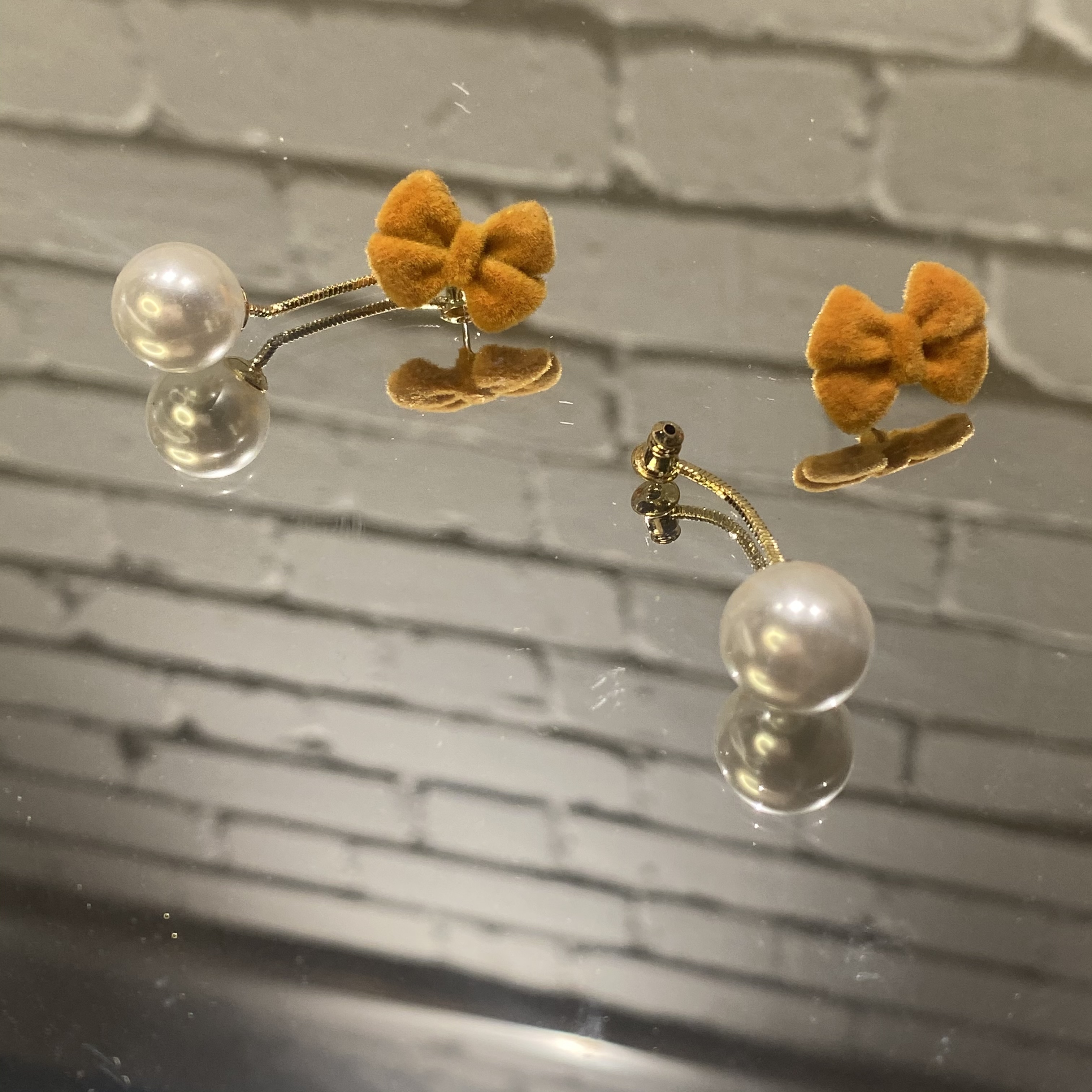 合金莫桑石耳饰 小众百搭设计感时尚复古冷淡风耳钉10500-22