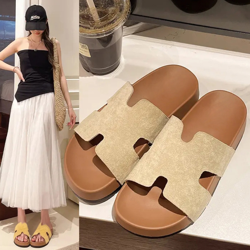 夏季勃肯拖鞋女外穿2025新款厚底凉鞋女拖鞋女夏天一字博肯凉拖女