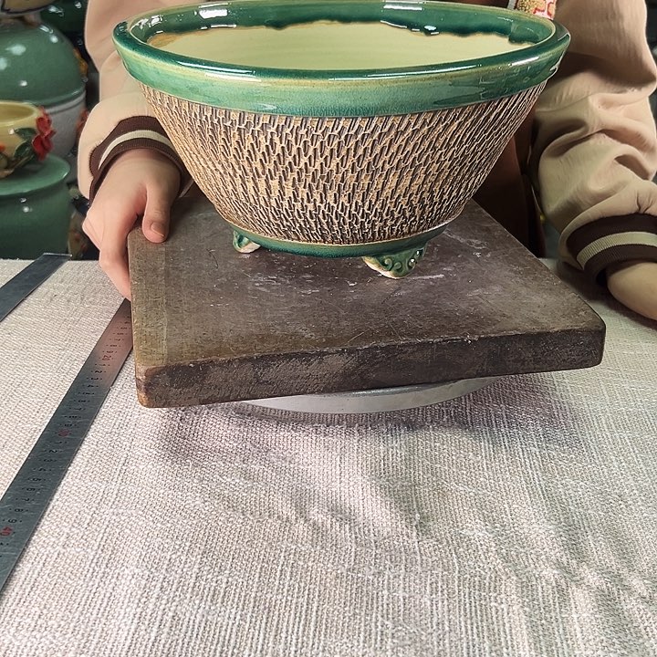 泳坤堂石湾花盆陶瓷