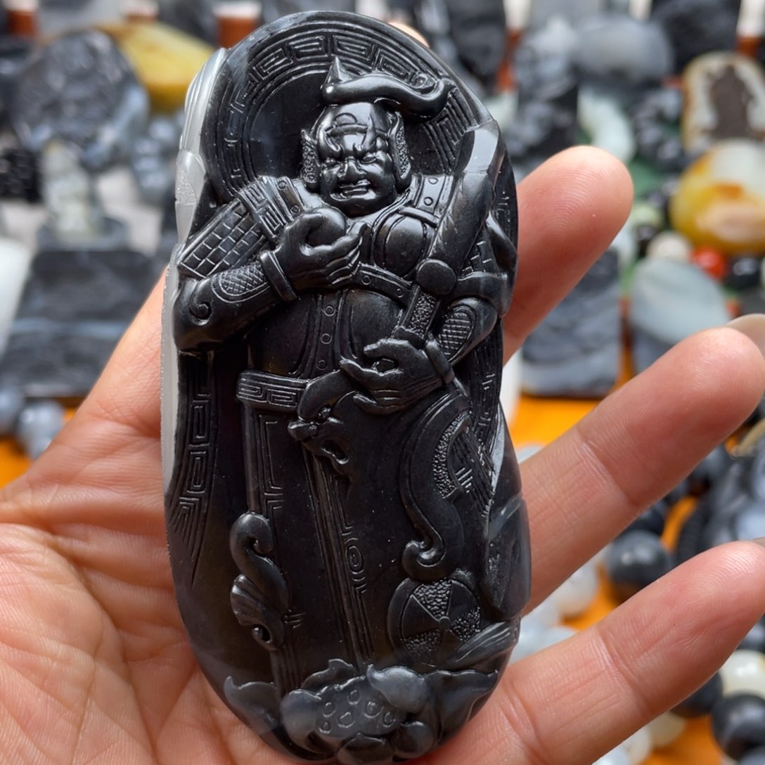 和田玉把件未镶嵌