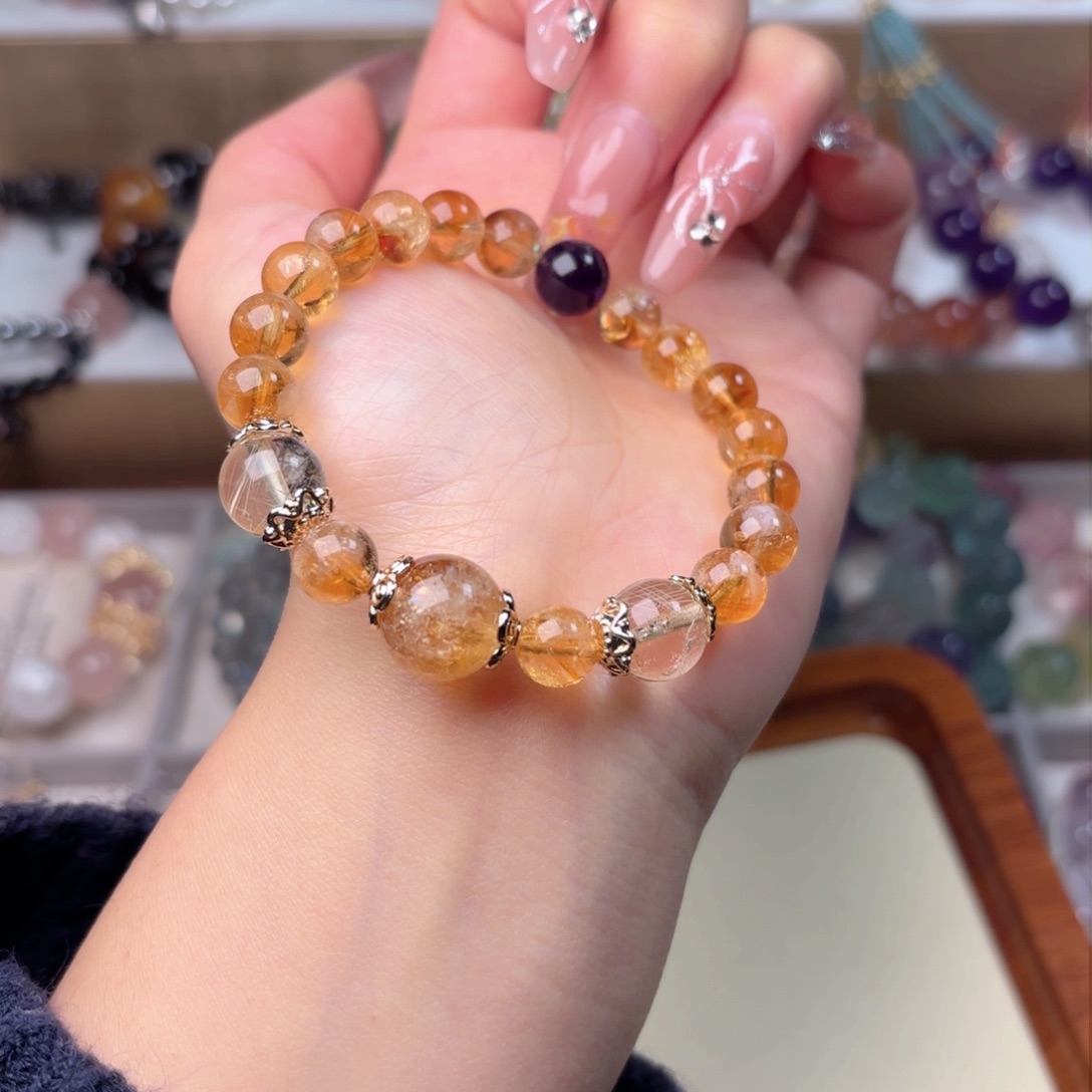 水晶手链合金手串