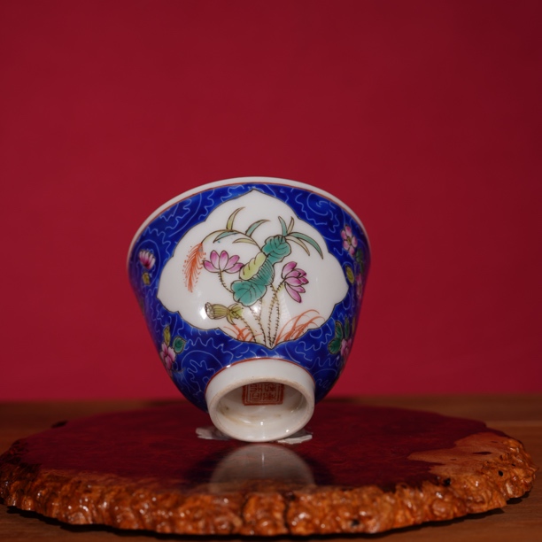 517清同治粉彩杯 瓷器收藏 文物商店 明清老瓷器 非仿古工艺品