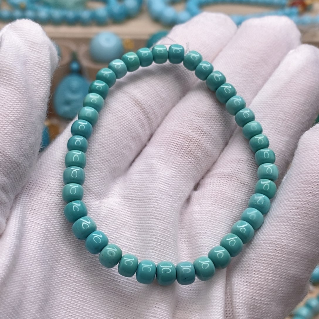 绿松石未镶嵌珠宝奇石5mm