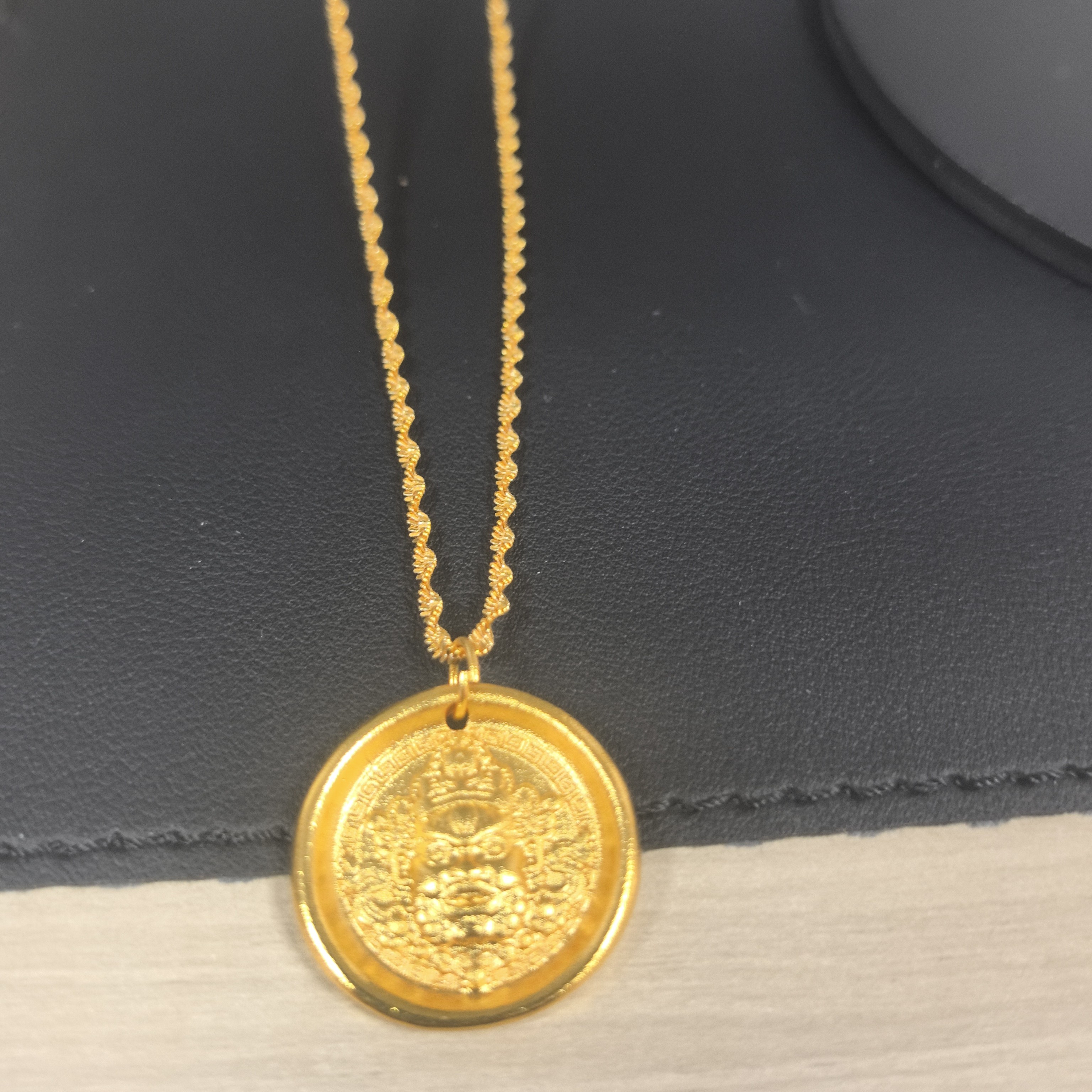 铜合金吊坠 项坠项链时尚黄财神首饰手工饰品时尚