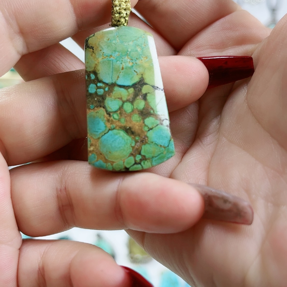 【闪购商品】绿松石珠宝奇石未镶嵌爱*龙