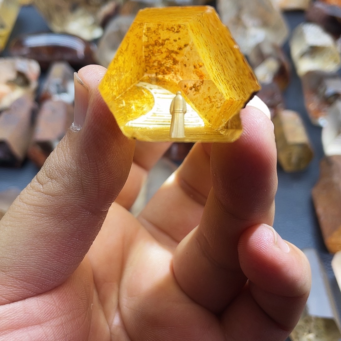 赛***变珠宝半成品水晶未镶嵌