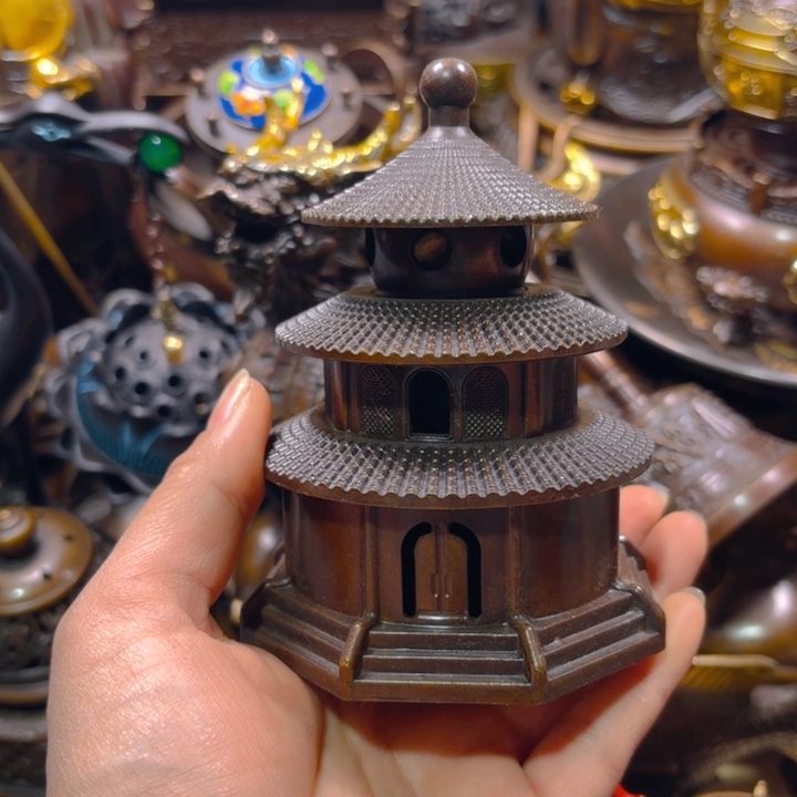 铜器摆件收收藏藏