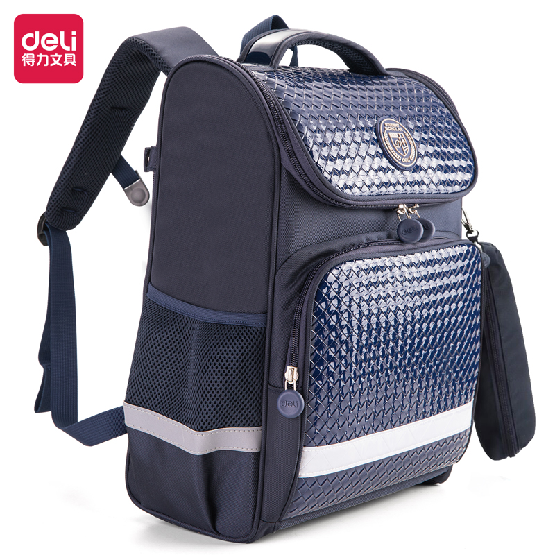 得力B33学生书包(学院22系列蓝)(个)