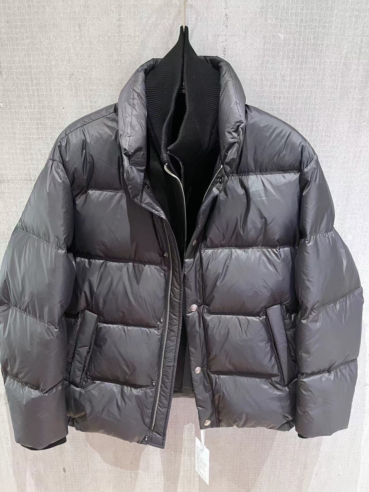 高品质假两件羽绒服男士