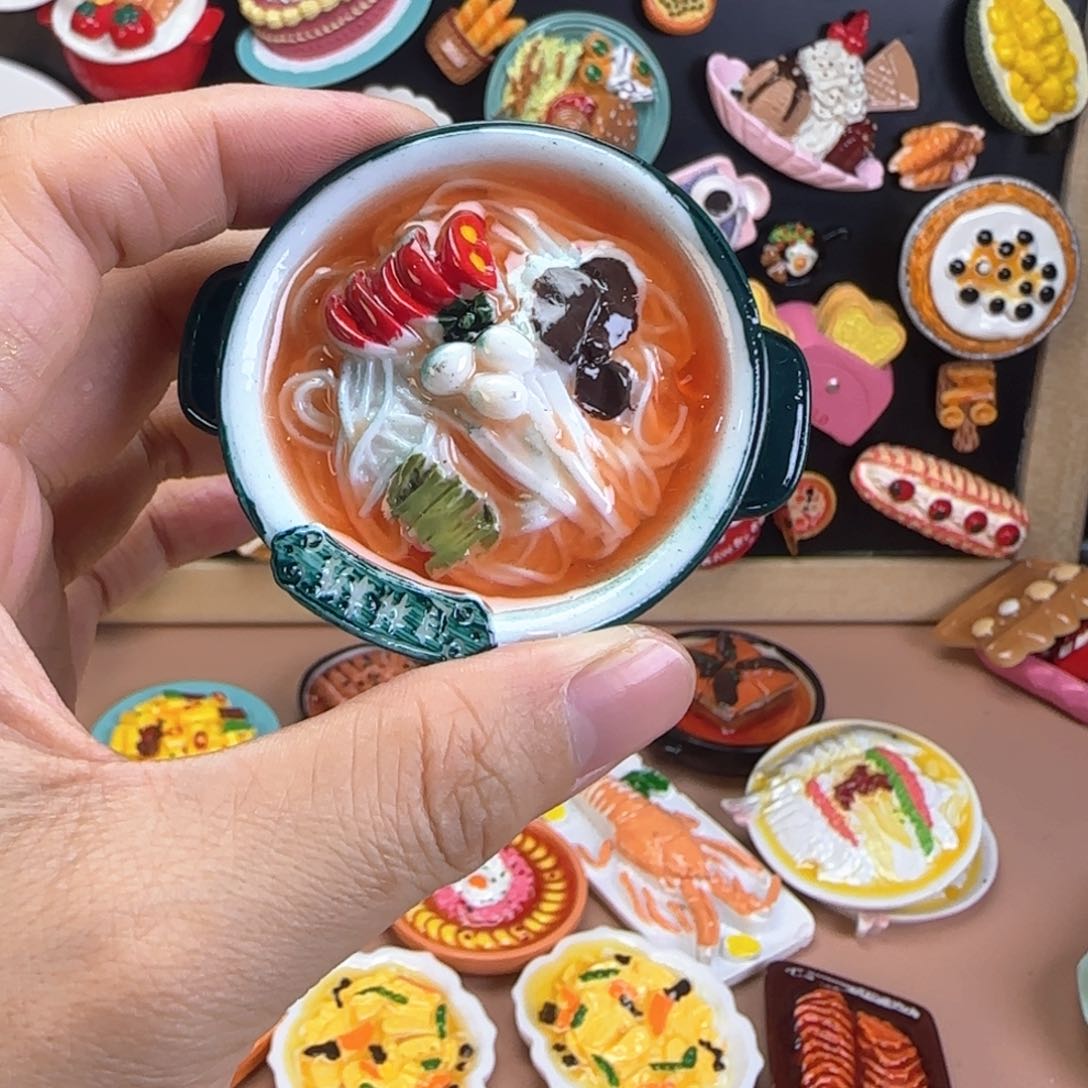 双层款米线冰箱贴