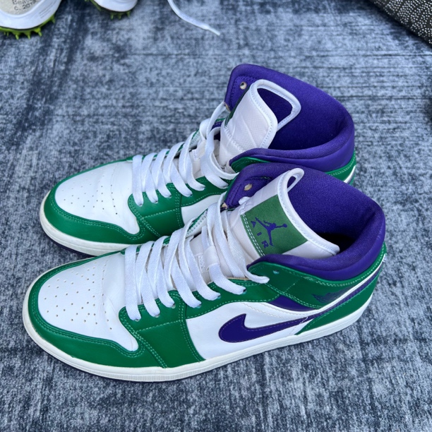 90新 MM6 42码 aj1 白绿 无原盒 鞋底磨损小