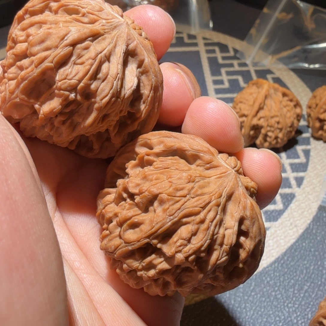 把件猴头核桃磨盘