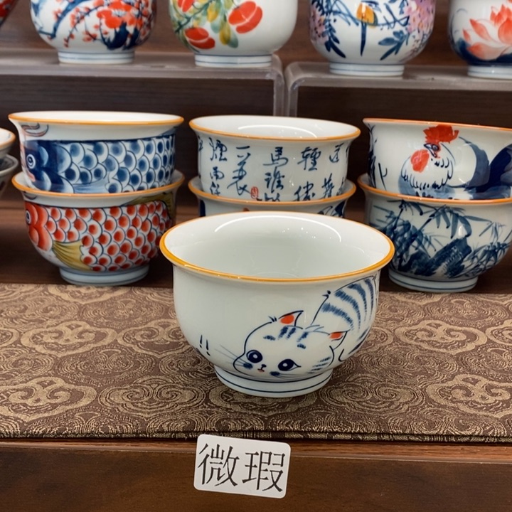 釉下老陶泥手工绘制