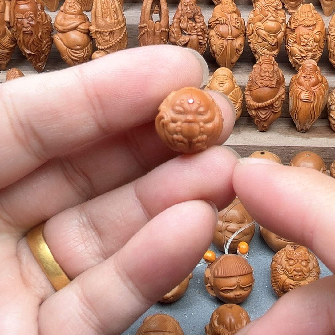 猴头核桃吊坠16狐狸