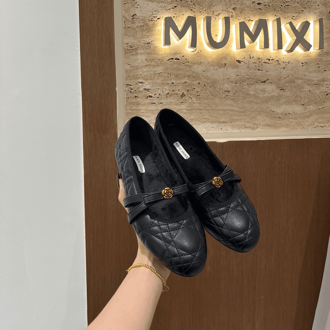 复古内增高5厘米小香风玛丽珍鞋女秋冬新款平底黑色软底晚晚单鞋