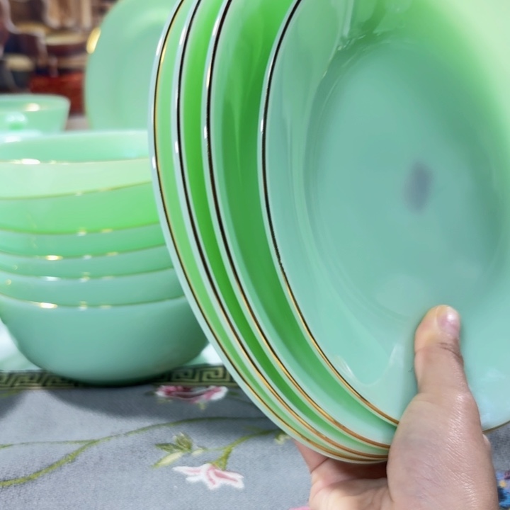 景德镇陶瓷景德镇陶瓷8寸深盘4个