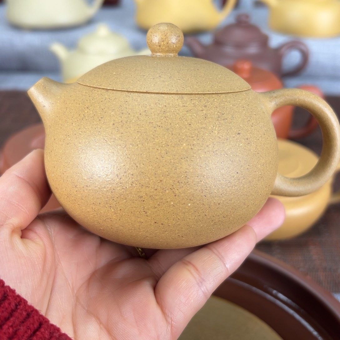 紫砂茶壶黄金段茄瓜