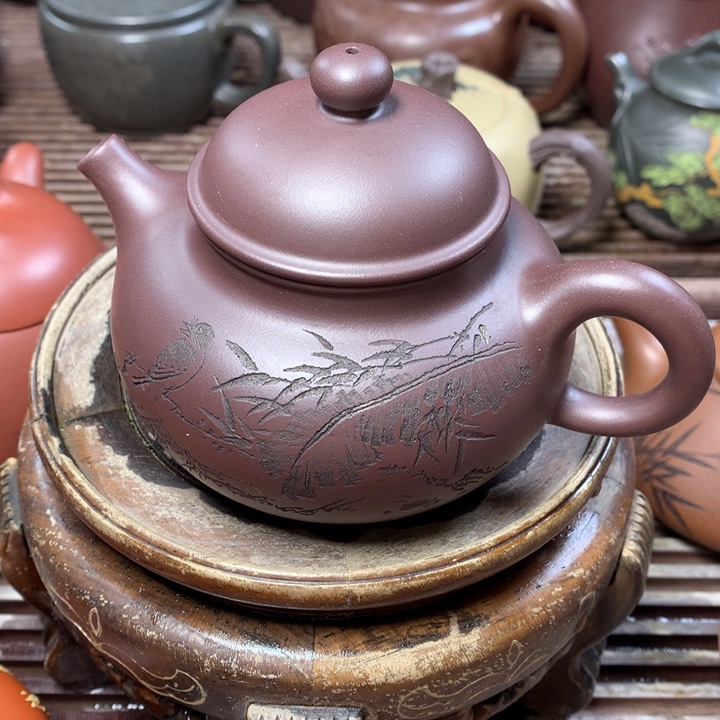 紫砂茶壶原矿手工69