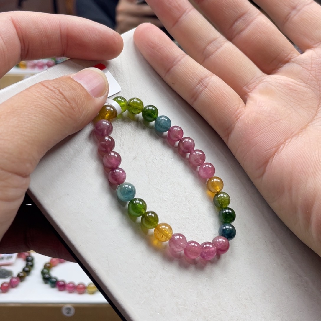 碧玺手串未镶嵌7mm.mmmmmmmmm