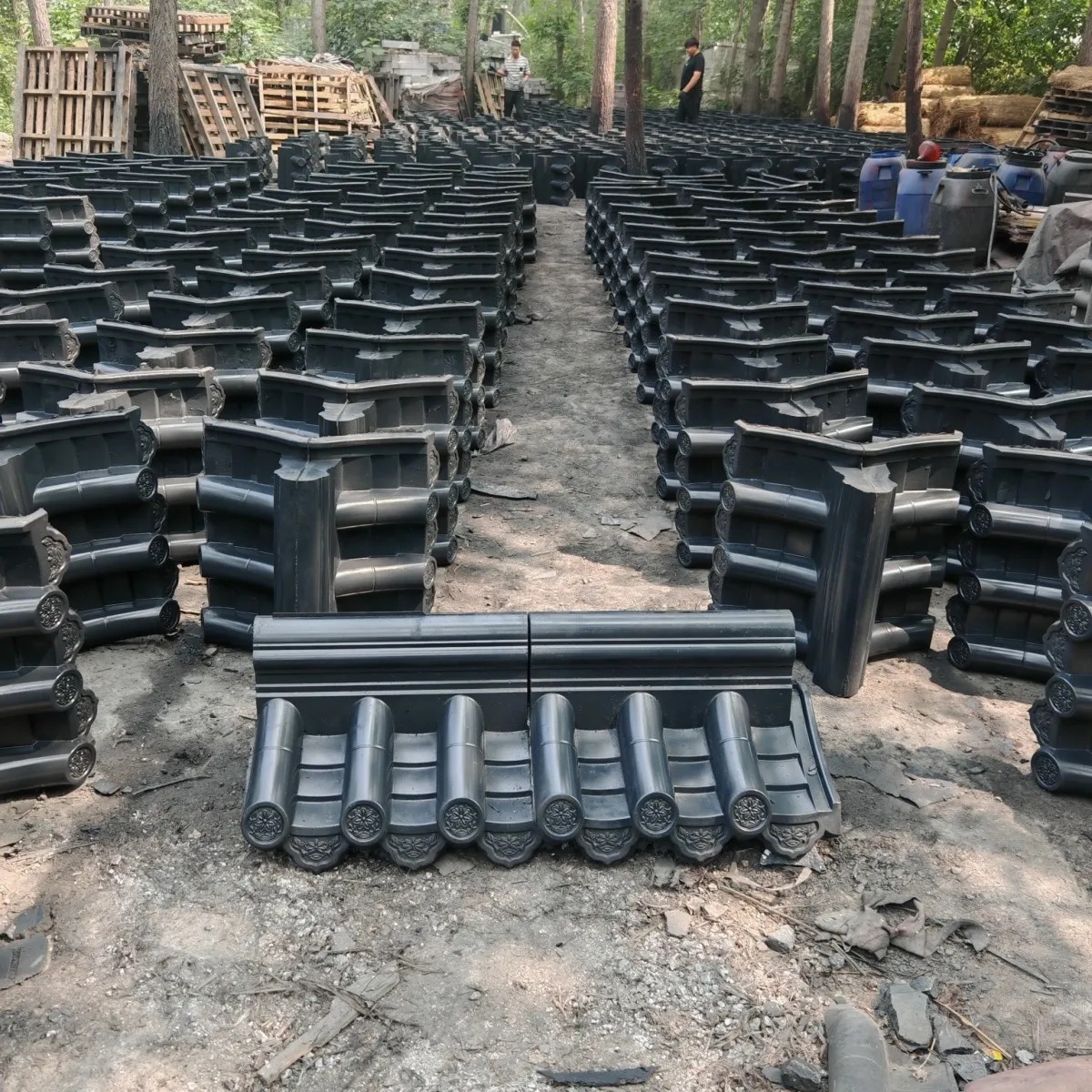 水泥围墙一体瓦 24/37墙适用的围墙瓦帽