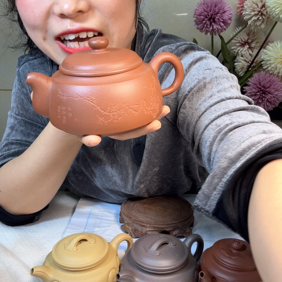 紫砂茶壶力**游精工半手原汁原味