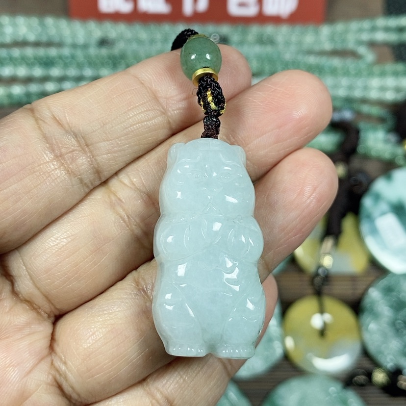 【闪购商品】翡翠颈饰未镶嵌玉吊坠翡翠玉老虎