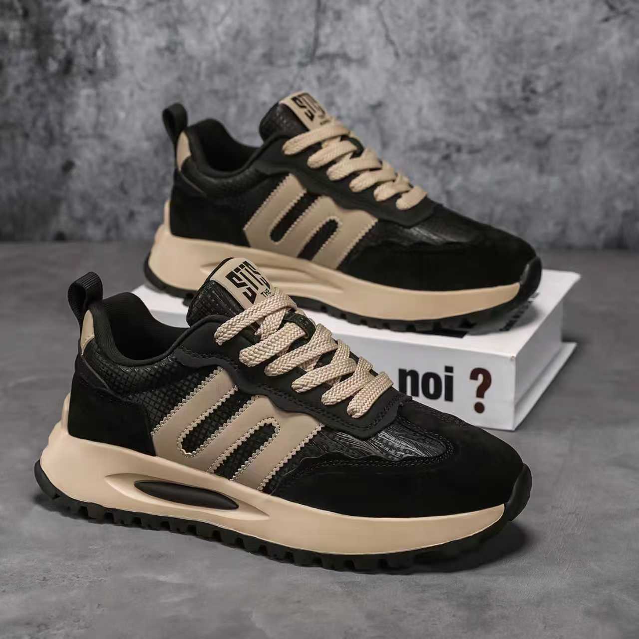 【爆款推荐】秋冬耐磨增高阿甘鞋加绒时尚男鞋休闲鞋情侣百搭舒适