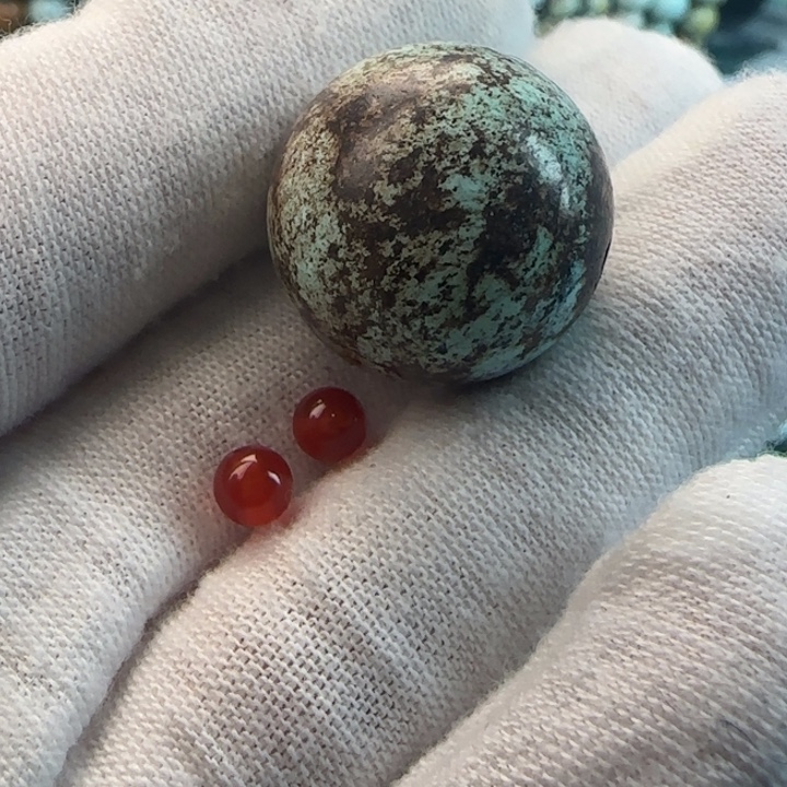 南红玛瑙未镶嵌配饰19.2