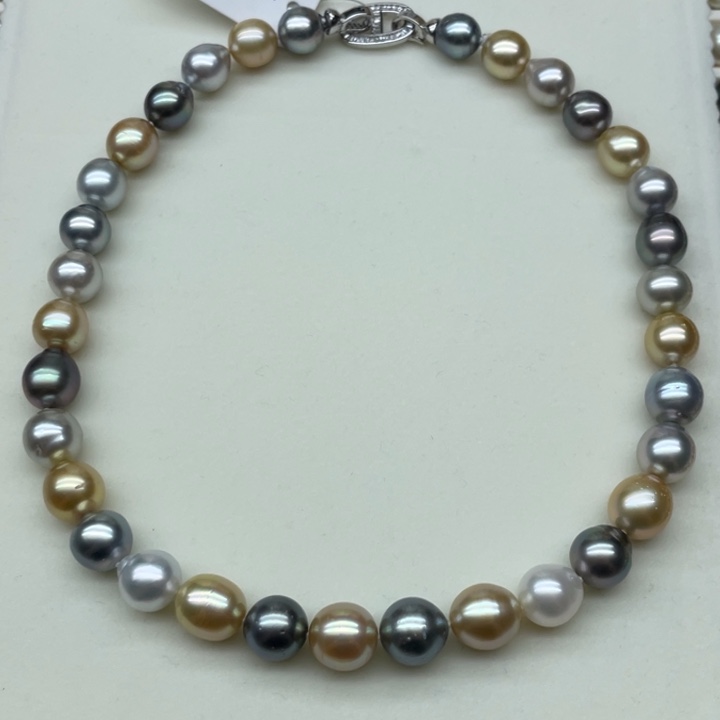 未镶嵌项链海水珍珠海洋三兄弟10.5-12