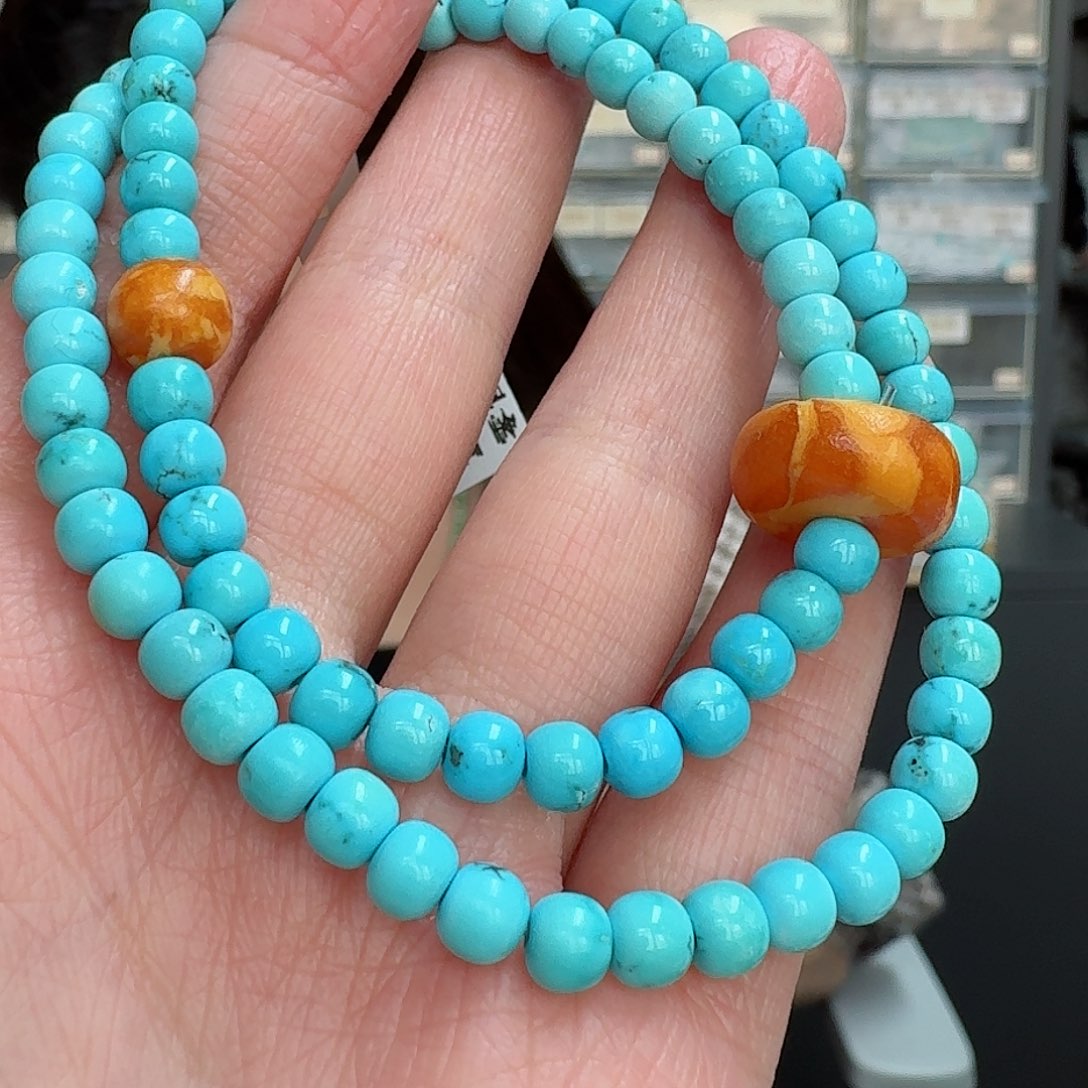 绿松石珠宝奇石未镶嵌